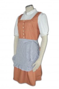 CL012 wholesale maid uniforms dresses, custom housekeeping uniforms dresses